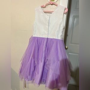 Beautiful purple and white dress